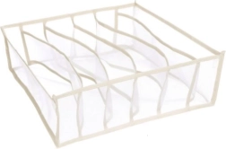 Skapja organizators ar 6 nodalījumiem apakšveļai – balts