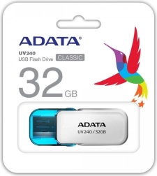 USB zibatmiņa ADATA UV240 32 GB USB 2.0 balta