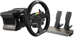 Moza Racing R5 RS20 komplekts: stūre ar tiešo piedziņu, SR‑P Lite pedāļi un galda stiprinājums (PC)