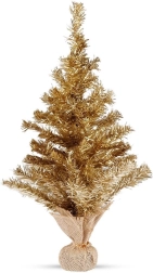 Zelta galda Ziemassvētku eglīte 60 cm