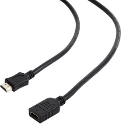 HDMI A–A pagarināšanas kabelis M/F v2.0 high speed 0,5 m