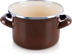 Emalēts katls Brown 14 cm, 950 ml
