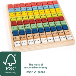 Small foot koka mācību reizināšanas tabula