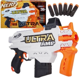 Nerf Ultra AMP blāsteris ar 6 putu bultām