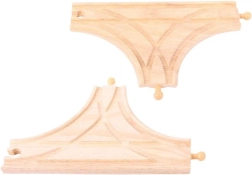 T sliežu atzars 2 gab. Bigjigs Rail