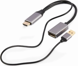 HDMI uz DisplayPort 4K 60 Hz adapteris USB-A
