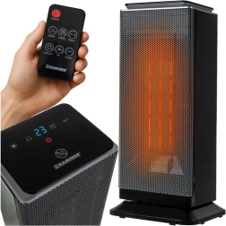 Elektriskais keramikas sildītājs KAMINER Lumni 2.0 PTC 2000 W ar tālvadību