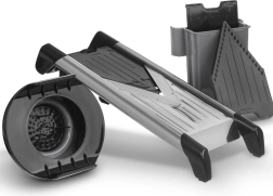 Universāla dārzeņu un augļu mandolīna ORION ar maināmiem asmeņiem