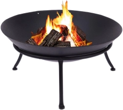 Dārza čuguna ugunskura bļoda uz statīva 57 cm AMBIANCE