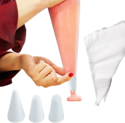 Piping Bag with Nozzles 35 cm, Set of 12