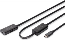 Aktīvais USB-C–USB-C pagarinātājkabelis, USB 3.2 Gen1, 10 m