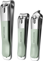 Luksusa manikīra komplekts 4 instrumenti etuī