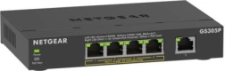 Netgear GS305P nepārvaldīts 5 portu gigabitu PoE+ slēdzis (63 W) SOHO vajadzībām