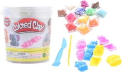 Modelēšanas komplekts spainītī – 12 plastilīna krāsas un formiņas