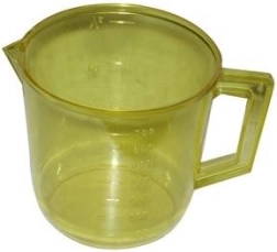 Trauks rokas mikserim 0,75 l, plastmasas, caurspīdīgs