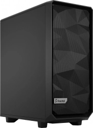 Fractal Meshify 2 Compact Black Solid – kompakts PC korpuss ar augstu gaisa plūsmu