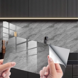 Pašlīmējamie marmora sienu paneļi 30 × 15 cm, komplekts 16 gab.