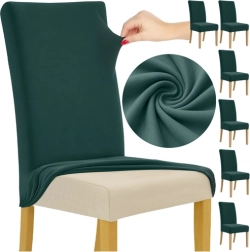 Krēslu pārvalki 6 gab. pudeles zaļi RUHHY