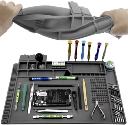 Silikona servisa paklājiņš ar organizētāju 30 × 45 cm BIG7REN/Bigstren