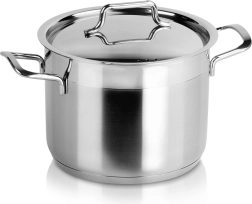 Nerūsējošā tērauda katls ar vāku ANETT 16 cm, 2,3 l