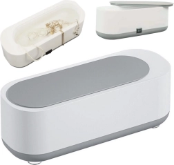 Vibrējošs rotu un briļļu tīrītājs ar baterijām