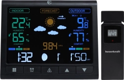 Wireless Weather Station with LCD Display and Outdoor Sensor
