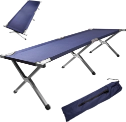 Saliekama kempinga lauka gulta XXL – Debesis