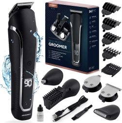 Berdsen skūšanās un apgriešanas komplekts 6 vienā Barber Master, melns