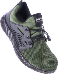 Darba drošības apavi ar tērauda purngalu – zaļi – 44