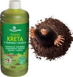 Ekoloģisks kurmju, strupastu un grauzēju atbaidītājs Bariera 1 l