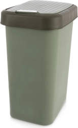 Plastmasas atkritumu tvertne 25 l, zaļa