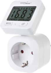 Enerģijas patēriņa mērītājs GreenBlue GB615 F (Schuko) ar rotējošu displeju