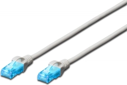 Tīkla patch kabelis Cat 5e U/UTP 15 m pelēks