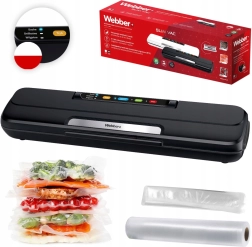 Pārtikas vakuuma iekārta 110 W ar piederumiem, melna