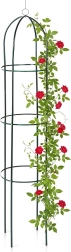 Vilde dārza obelisks kāpelējošiem augiem 36 × 36 × 194 cm, zaļš