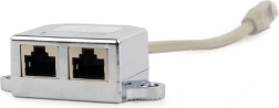 LAN adapteris RJ45 uz 2× RJ45 FTP sadalītājs