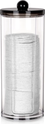 Vilde Clear Acrylic Cotton Pad Dispenser with Lid
