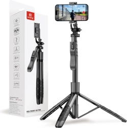 SelfieGo Ultra izvelkams selfiju kāts ar Bluetooth statīvu