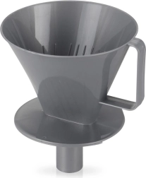 Plastic coffee dripper for pour-over coffee