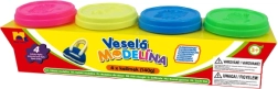 Neon Modeling Clay 4 Colors 4×140 g