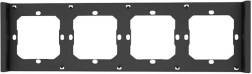 Elegant frame for quadruple switch Sonoff M5 80 (gray/black)