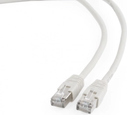 Ekranēts FTP 6. kategorijas tīkla savienojuma kabelis (patch cord), pelēks, 2 m