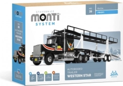 Monti System konstruktoru komplekts Autorodeo Trailer Western Star