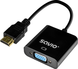 HDMI–VGA adapteris Savio AK-75