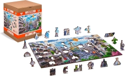 Koka puzle Rosīgā Parīze 2in1, 150 gab.