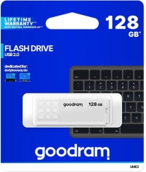 Pendrive Goodram UME2 128GB USB 2.0 balts