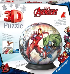 Ravensburger 3D Puzzleball Marvel Avengers – 73 detaļas