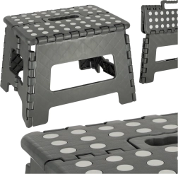 Saliekams neslīdošs soliņš 22 cm – tumši pelēks