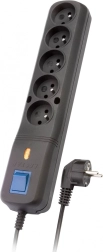 Pārsprieguma aizsardzība Lestar LF-530WA, 3L EMI/RFI, 3,0 m, melna