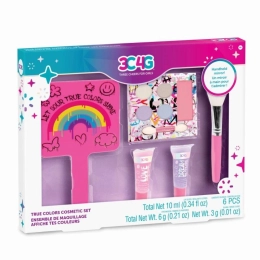 True Colors Cosmetic Set with Mirror by 3C4G